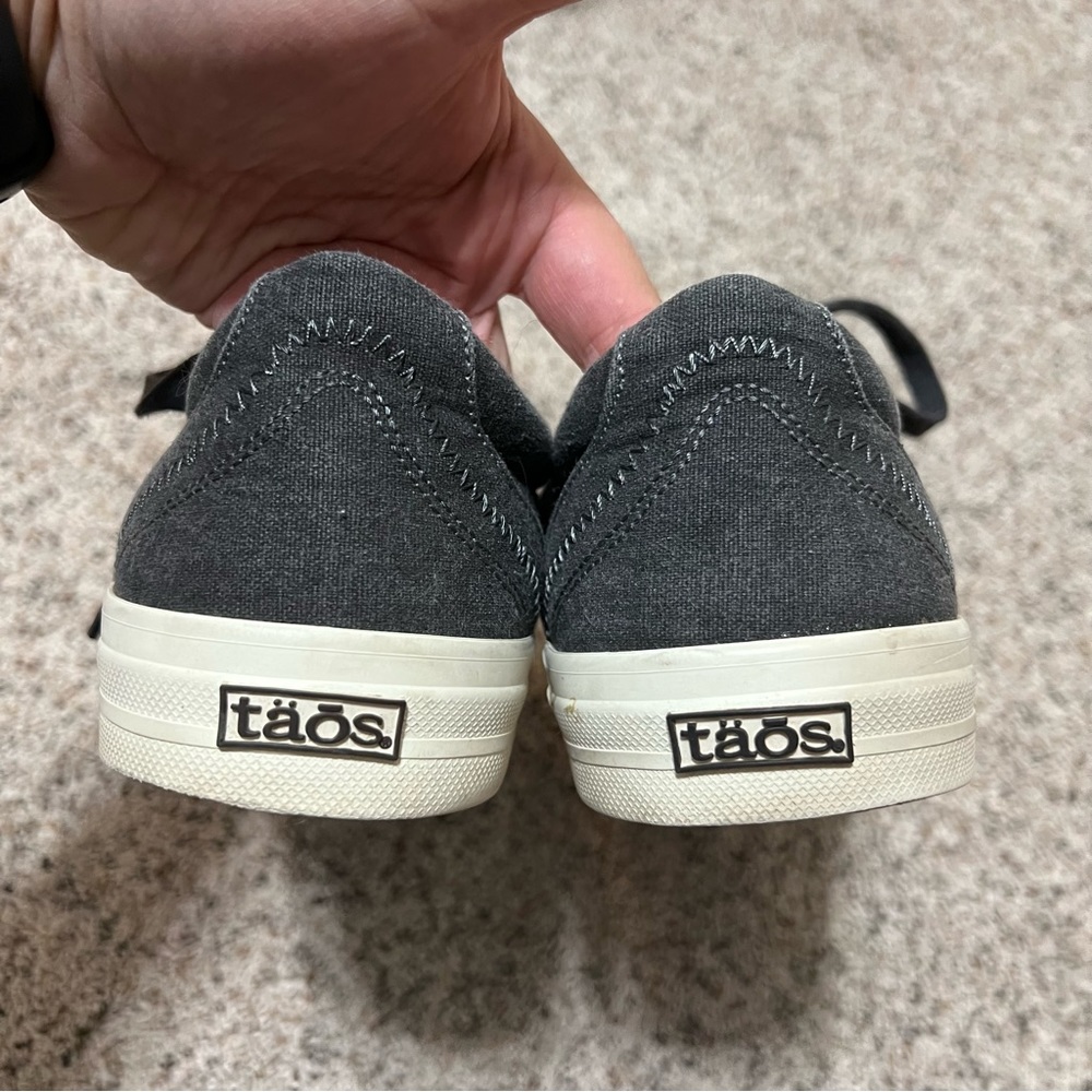 Taos Plim Soul Charcoal Grey Sneakers—10 - Picture 9 of 11